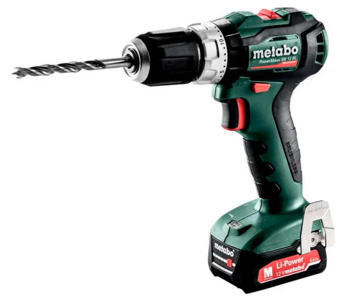 Mașină de înșurubat cu acumulator METABO PowerMaxx SB BL (601784500) 12V 2Ah-2