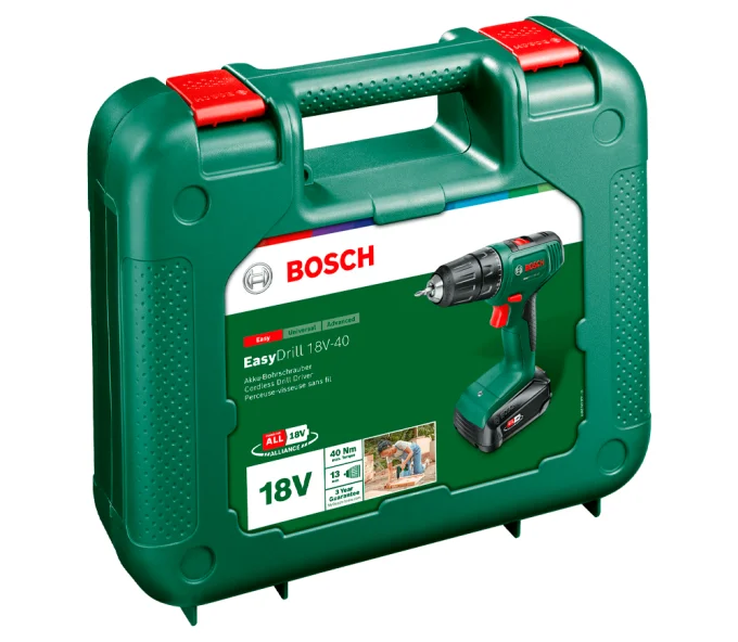 Шуруповерт аккумуляторный BOSCH EasyDrill 18V-40 18В 2Ач-3