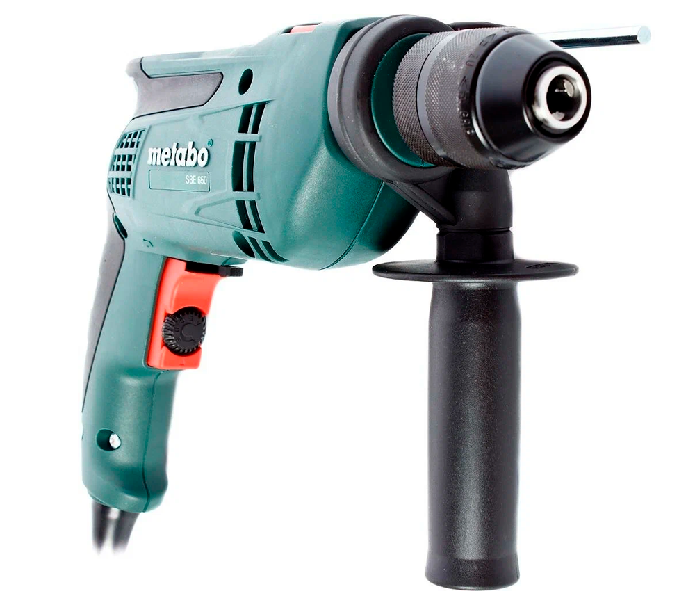 Mașină de găurit cu percuție METABO SBE 650 650w photo 2