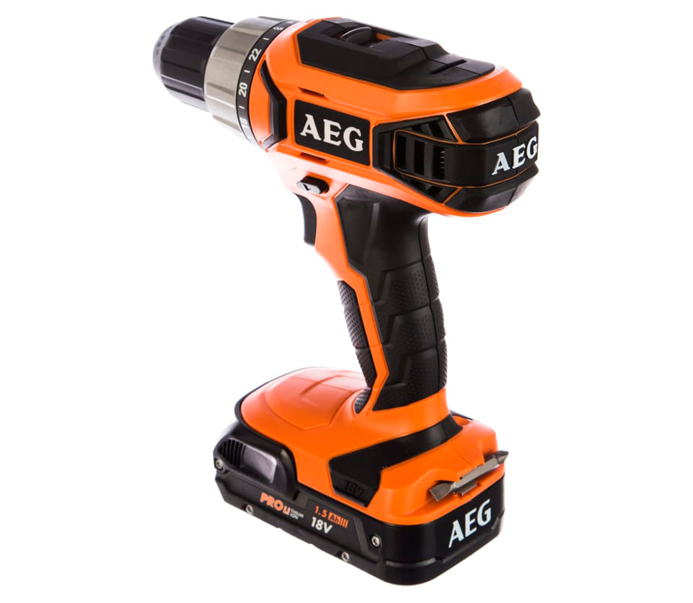 Шуруповерт аккумуляторный AEG BS18G3 LI-152C 18В 1.5Ач photo 2