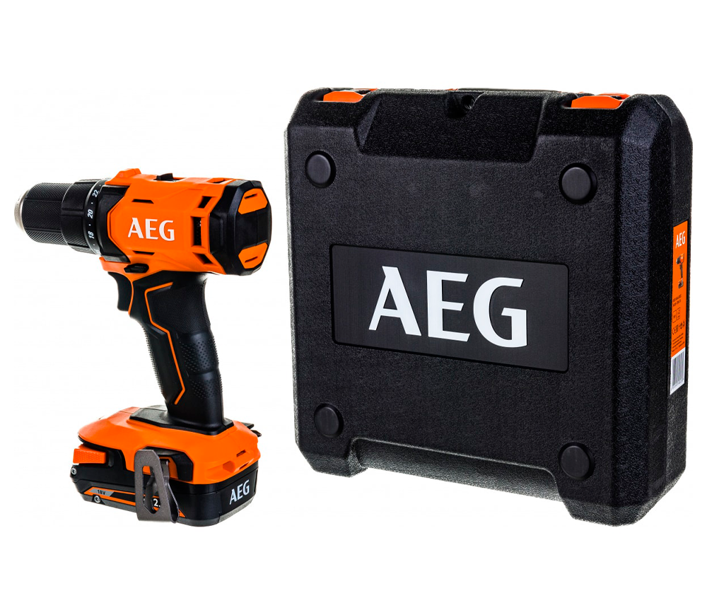 Mașină de înșurubat cu acumulator AEG BS18G4-202C 18V 2Ah photo 2