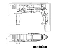 Перфоратор METABO KHE 2645 850вт SDS-Plus-6