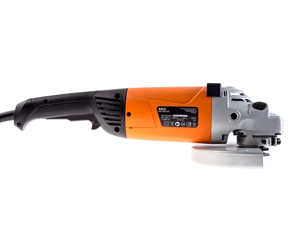 Угловая шлифмашина AEG WS2200-230DMS 2200вт 230мм photo 2