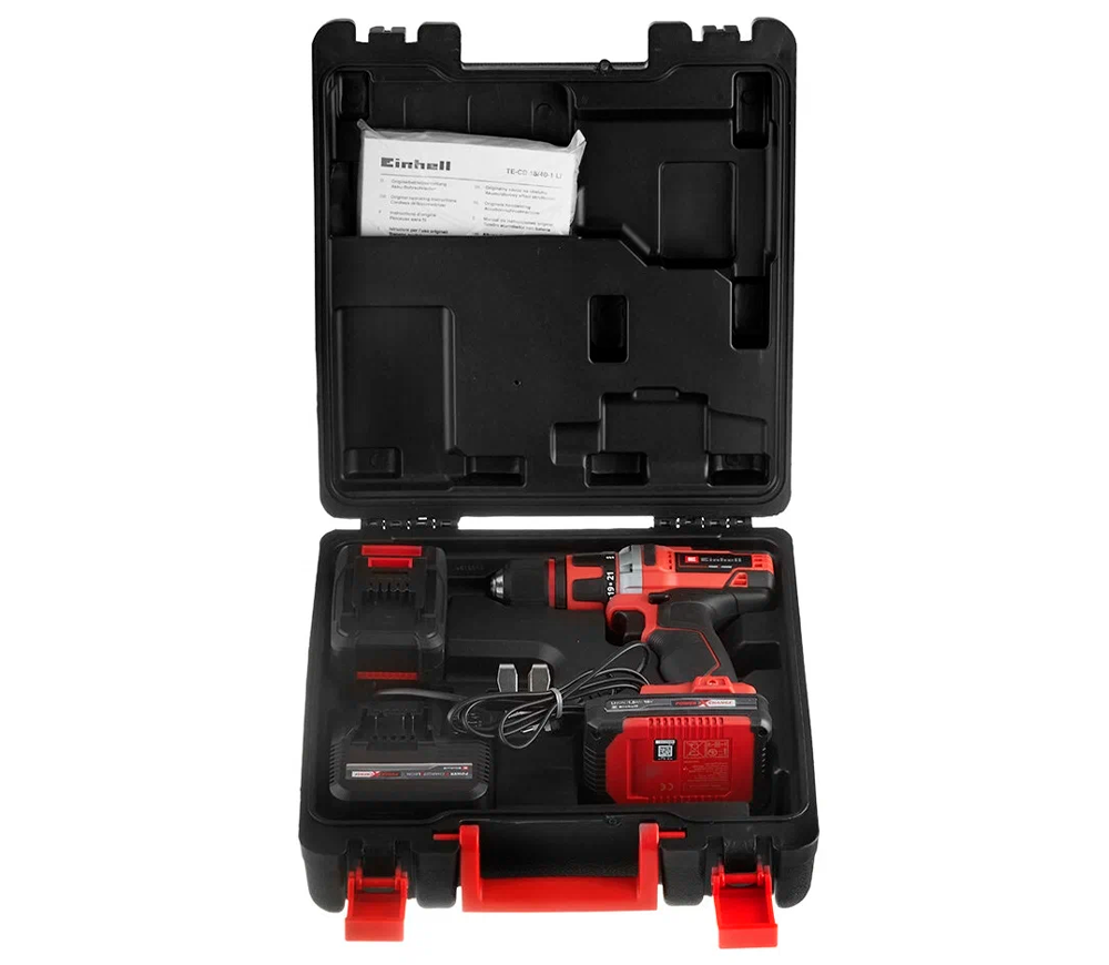 Шуруповерт аккумуляторный EINHELL TE-CD 18/40 Li 18В 1.5Ач photo 4
