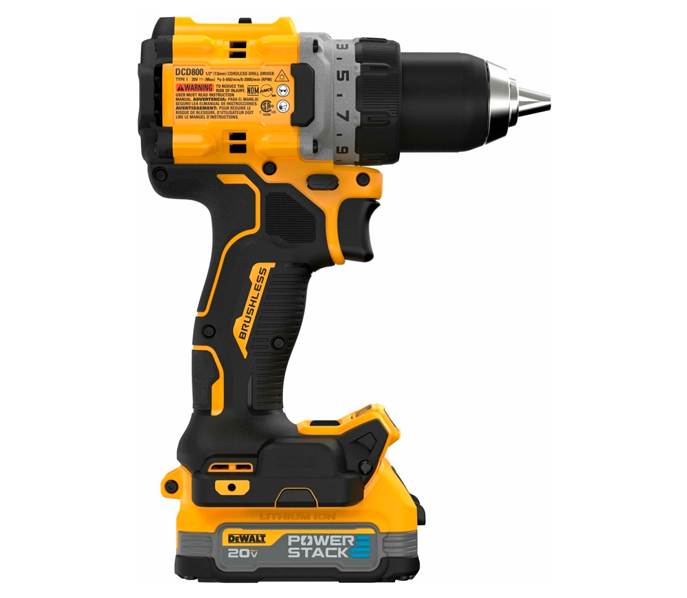 Шуруповерт аккумуляторный DEWALT DCD800E2T-QW 18В 1.7Ач photo 6