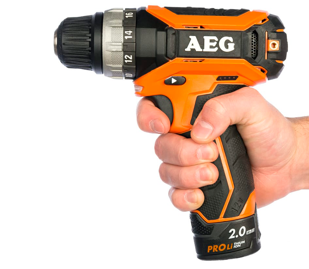 Шуруповерт аккумуляторный AEG BS12C2 Li-202C 12В 2Ач photo 3