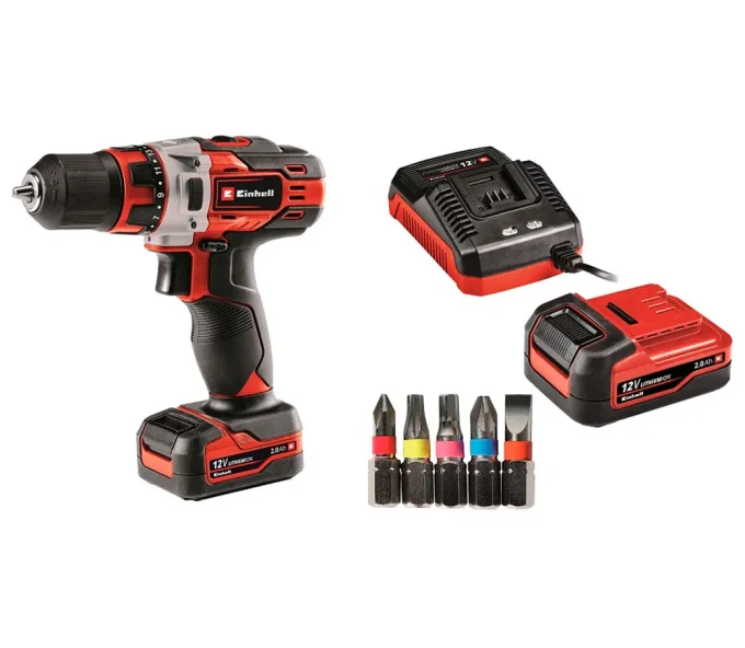 Шуруповерт аккумуляторный EINHELL TE-CD 12/1 Li 12В 2Ач-5