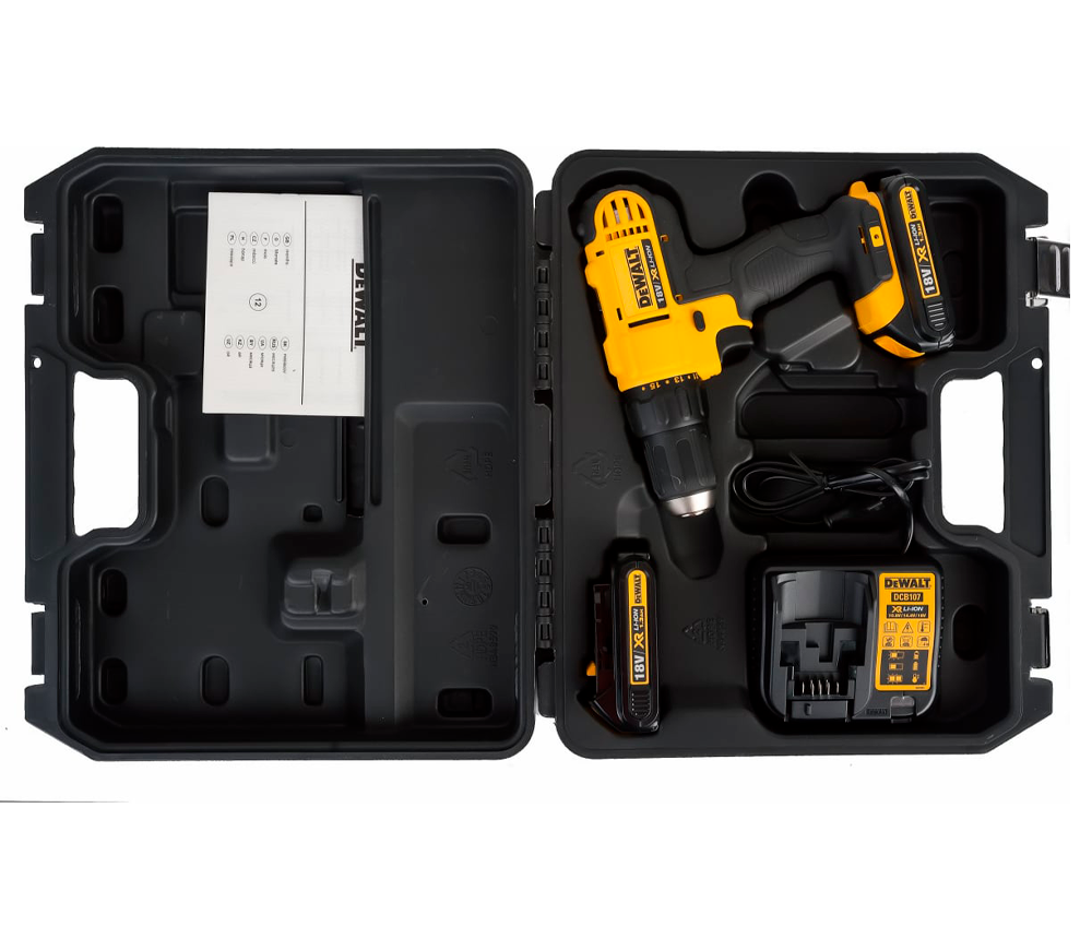 Mașină de înșurubat cu acumulator DEWALT DCD771C2 18V 1.3Ah photo 4