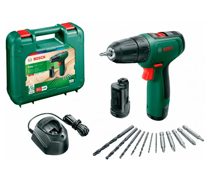Mașină de înșurubat cu acumulator BOSCH EasyDrill 1200 12V 1.5Ah-8