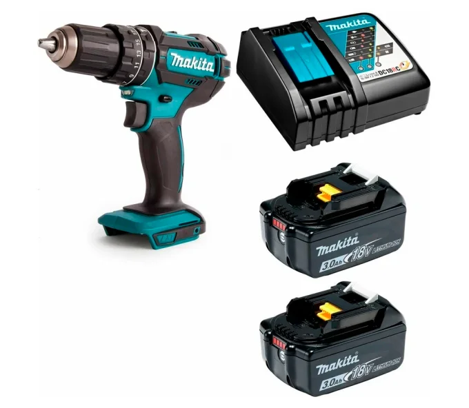 Mașină de înșurubat cu acumulator MAKITA DHP482RFE 18V 3Ah-2