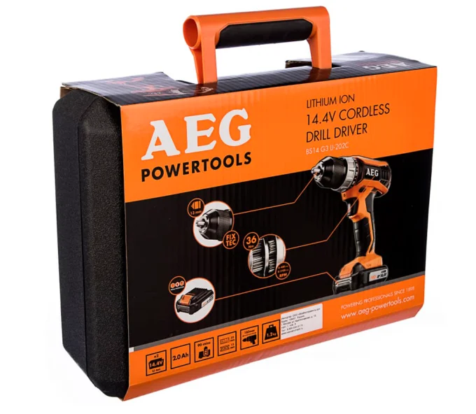 Шуруповерт аккумуляторный AEG BS14G3 LI-202C (4935451093) 14.4В 2Ач-9