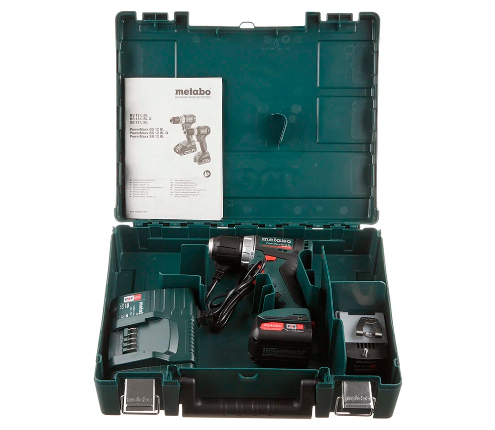 Mașină de înșurubat cu acumulator METABO PowerMaxx BS12 BL 12V 2Ah photo 7