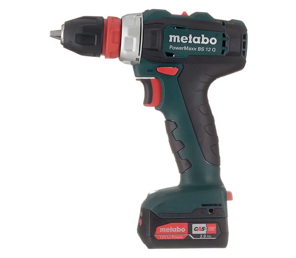 Шуруповерт аккумуляторный METABO PowerMaxx BS12 Q 12В 2Ач photo 2