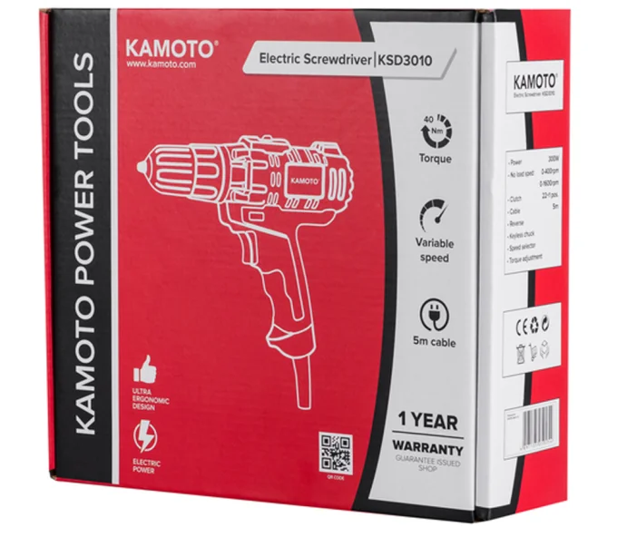 Шуруповерт KAMOTO KSD 3010 300вт-5