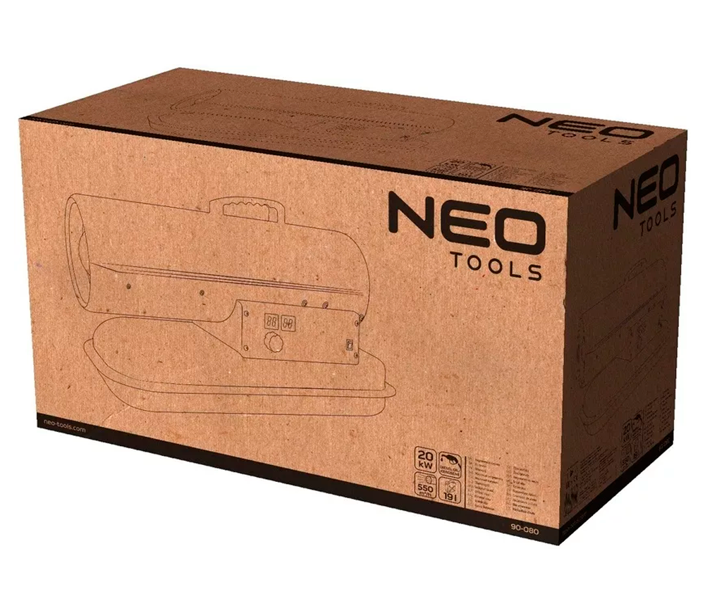 Aeroterma NEO TOOLS 90-080 20kw motorină/kerosen 550 000l/h photo 7