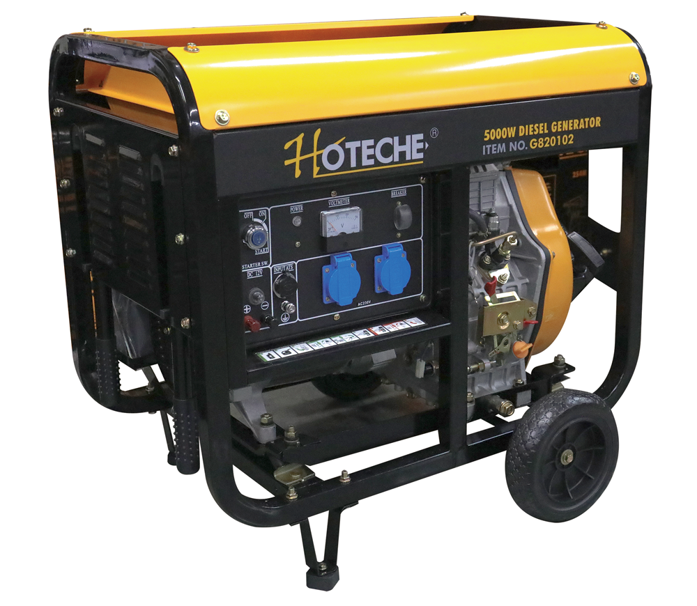 Электрогенератор HOTECHE G820102 5квт Дизель AVR photo