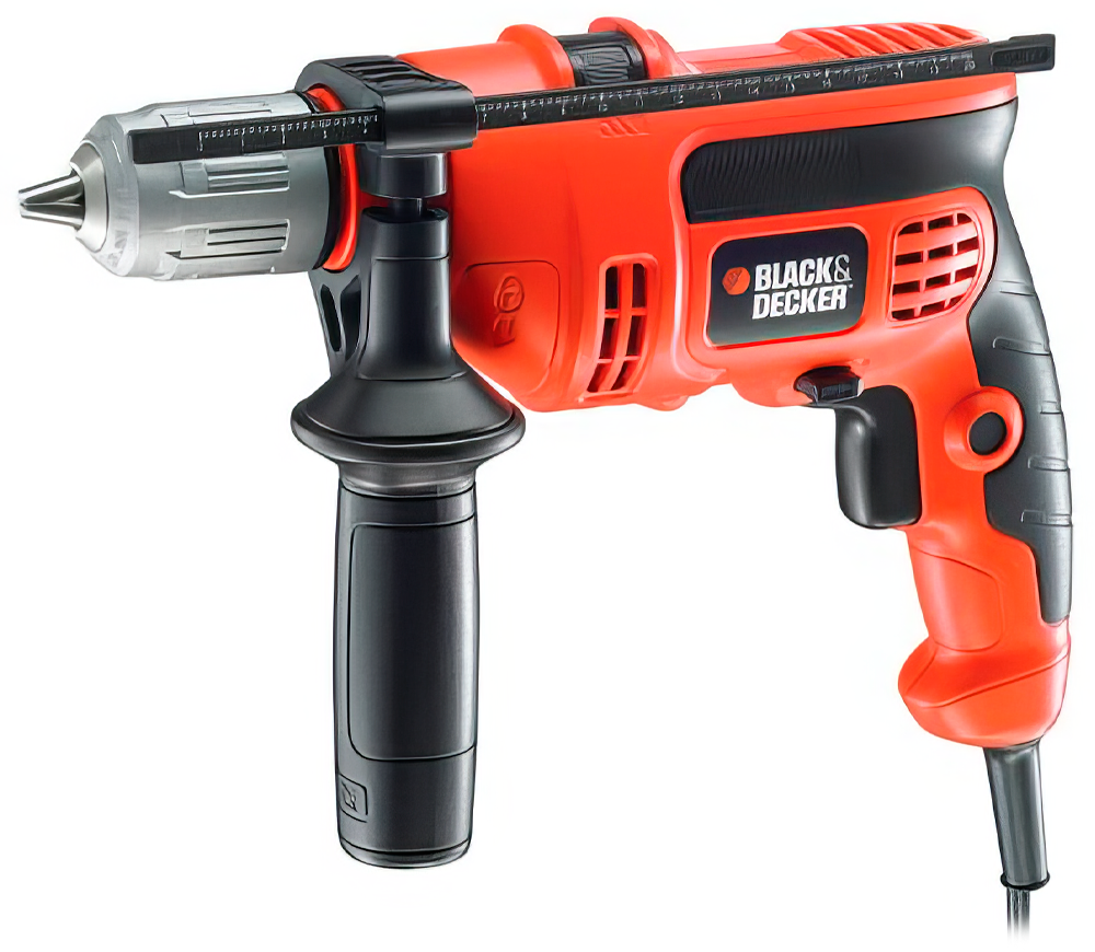 Mașină de găurit cu percutie BLACK&DECKER KR714CRESK 710w photo