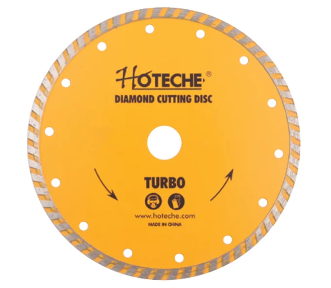 Disc de tăiat cu diamant HOTECHE 570306 230 turbo cărămidă/piatră/beton-1