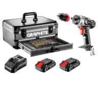 Шуруповерт аккумуляторный GRAPHITE 58G022-PS15 18В 2Ач-1