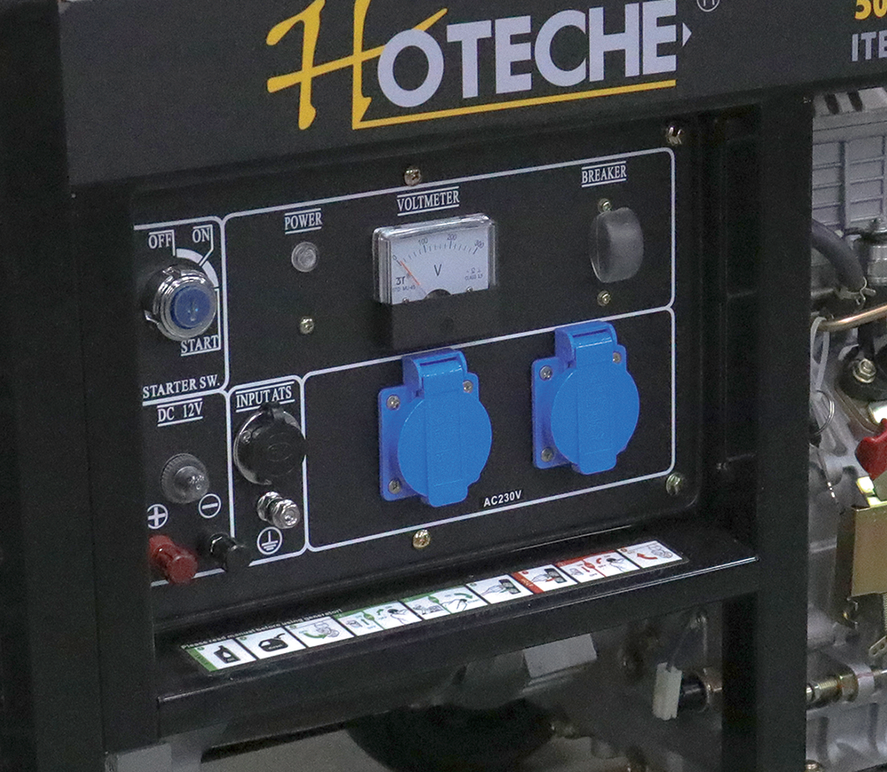 Электрогенератор HOTECHE G820102 5квт Дизель AVR photo 0