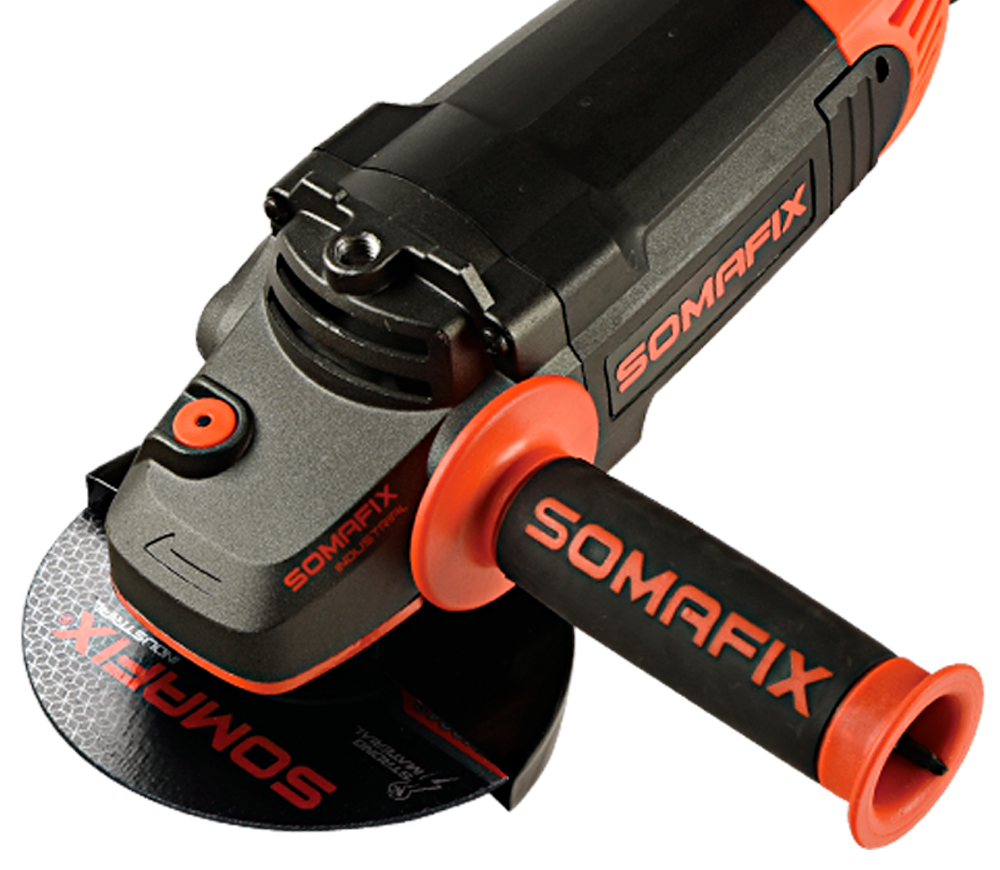Угловая шлифмашина SOMAFIX SFX8609 1500вт 125мм photo 0