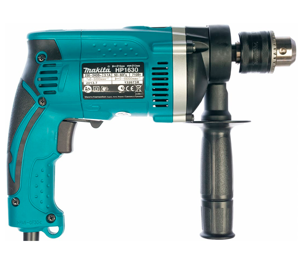 Дрель ударная MAKITA HP1630 710вт photo 0
