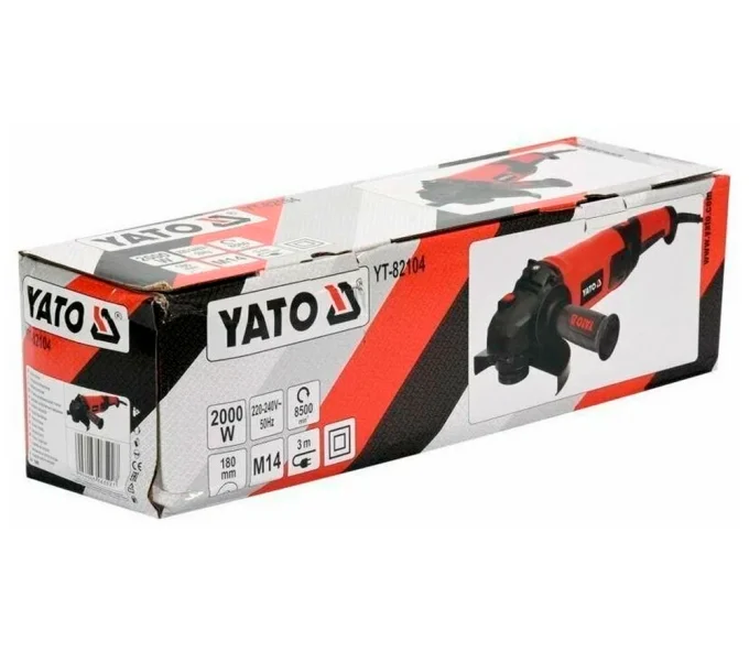 Угловая шлифмашина YATO YT82104 2000вт 180мм-3