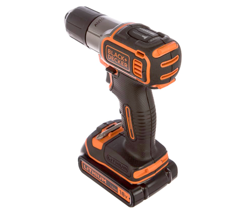 Шуруповерт аккумуляторный BLACK&DECKER ASD18KB 18В 1.5Ач photo 1