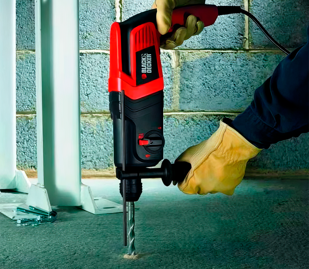 Перфоратор BLACK&DECKER KD860KA 600вт SDS-Plus photo 2