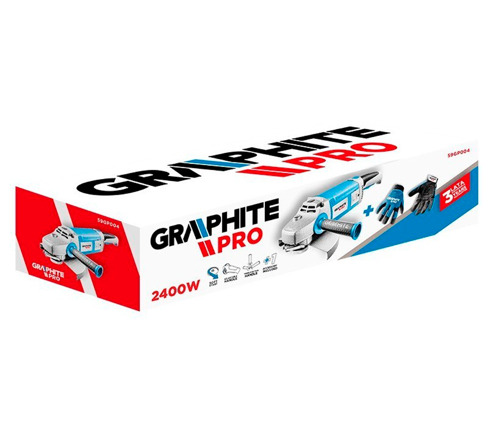 Polizor unghiular GRAPHITE 59GP004 2400w 230mm photo 2