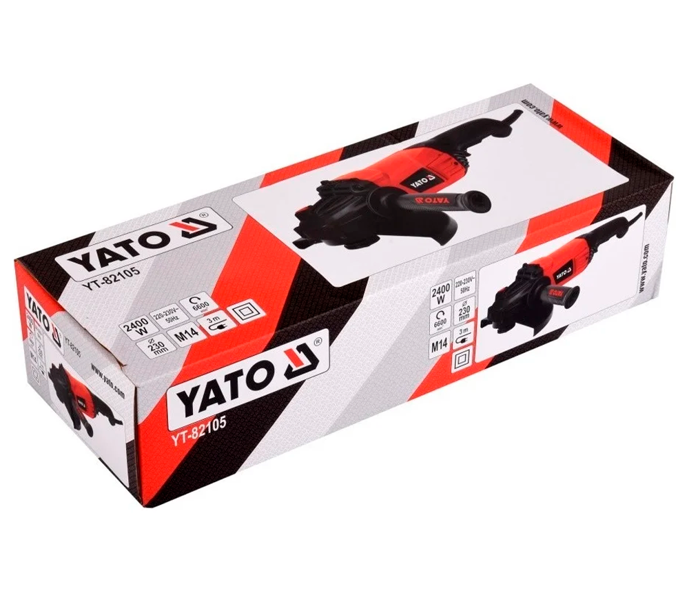 Угловая шлифмашина YATO YT82105 2800вт 230мм photo 3