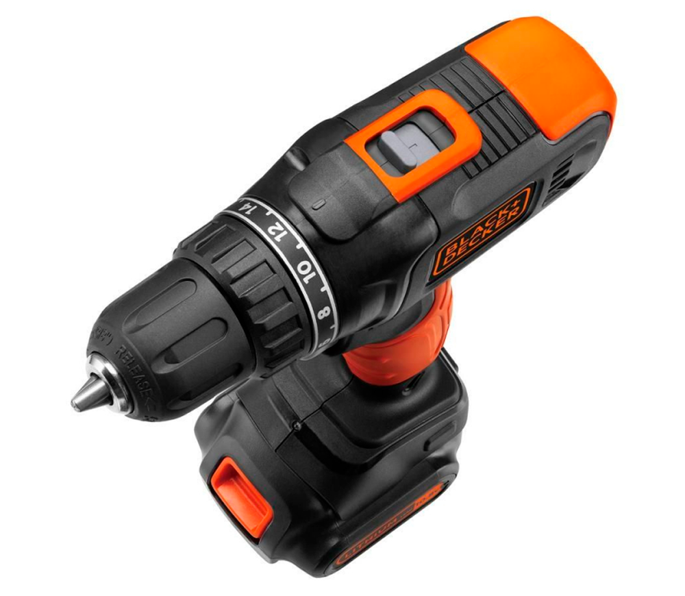Mașină de înșurubat cu acumulator BLACK&DECKER BCD7122CK 10.8V 1.5Ah photo 3