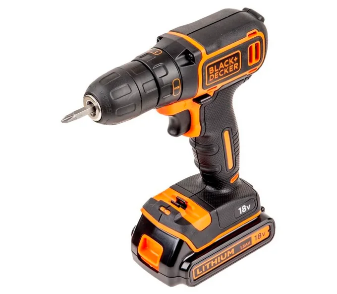Mașină de înșurubat cu acumulator BLACK&DECKER BDCDC18KB 18V 1.5Ah-3