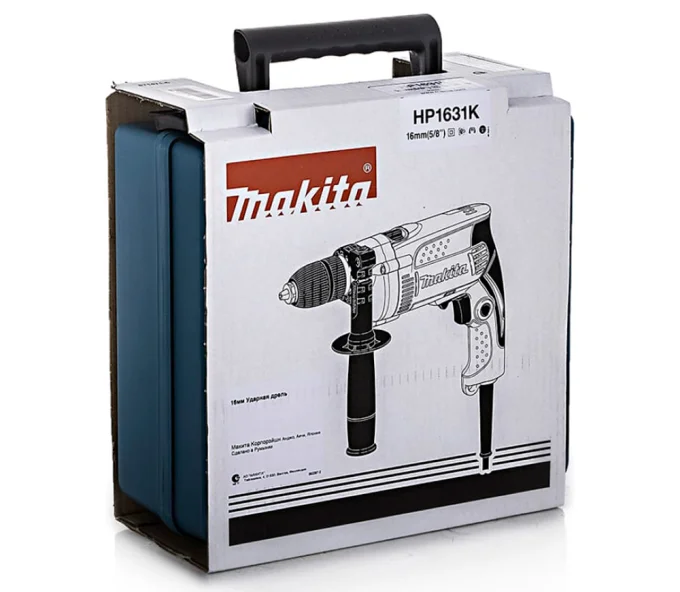 Дрель ударная MAKITA HP1631K 710вт-6