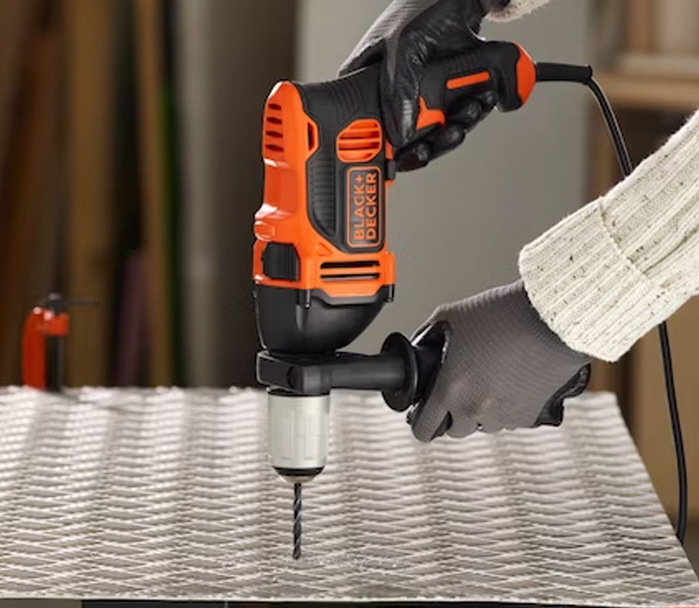 Mașină de găurit cu percutie BLACK&DECKER BEH850K 850w photo 5