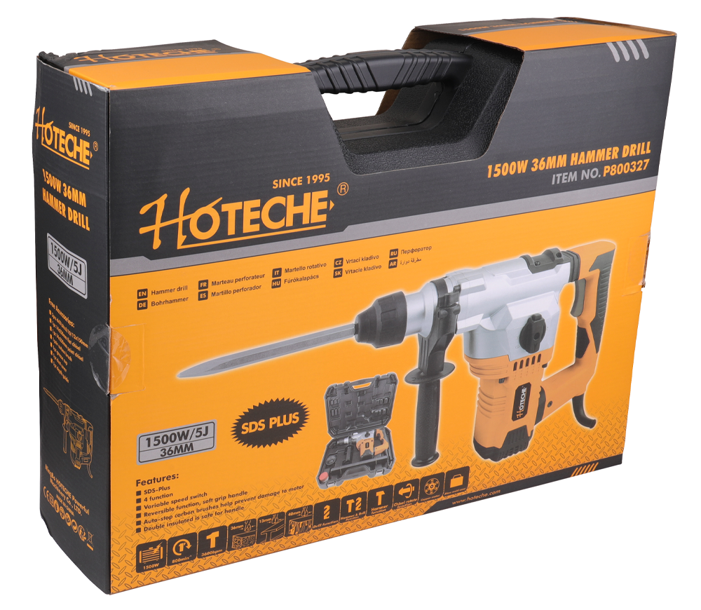 Перфоратор HOTECHE P800327 1500вт SDS-Plus photo 6