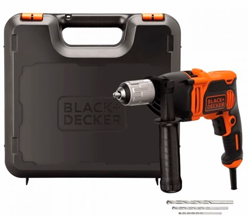Mașină de găurit cu percutie BLACK&DECKER BEH850K 850w photo 6