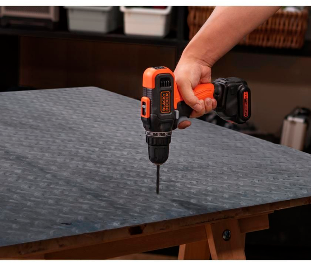 Mașină de înșurubat cu acumulator BLACK&DECKER BCD7122CK 10.8V 1.5Ah photo 5