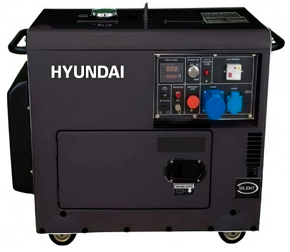 Generator electric HYUNDAI DHY8601SE 6.4kw Motorină AVR photo