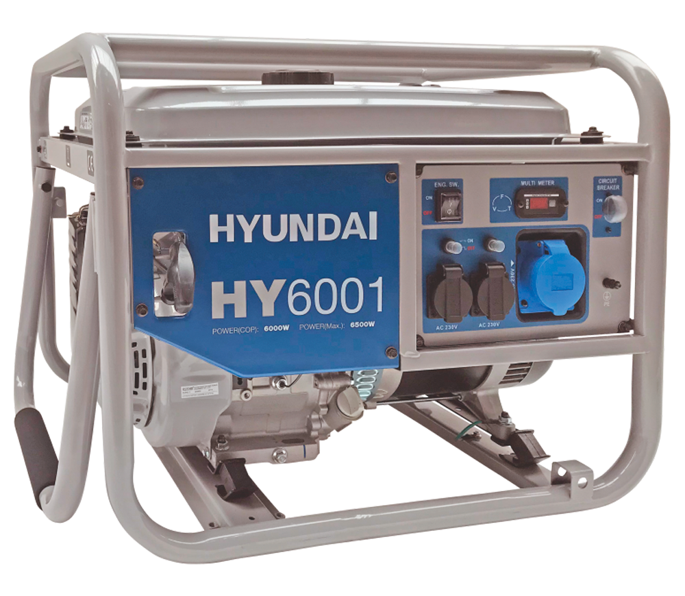 Generator electric HYUNDAI HY6001 6.6kw Benzină AVR photo