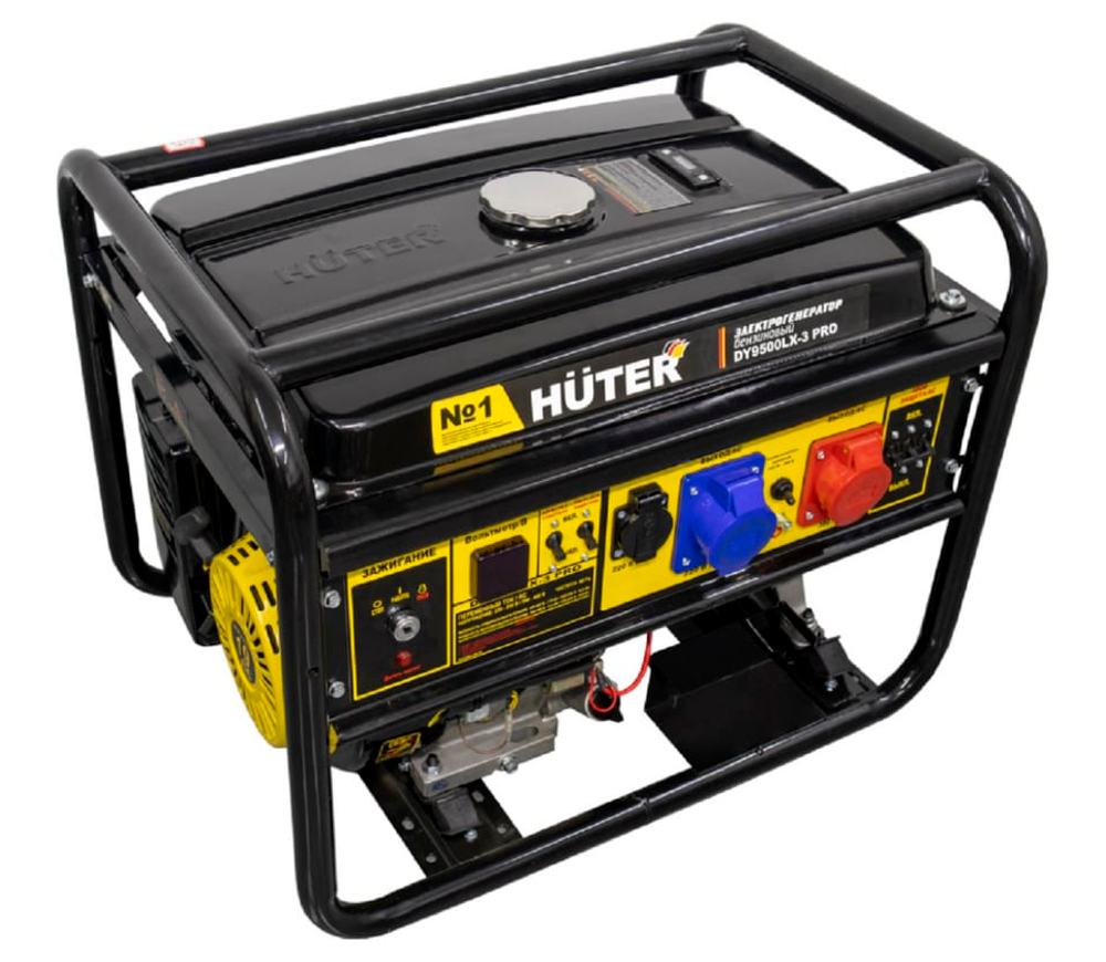 Generator electric HUTER DY9500LX-3 PRO 64/1/77 8kw Benzină AVR photo