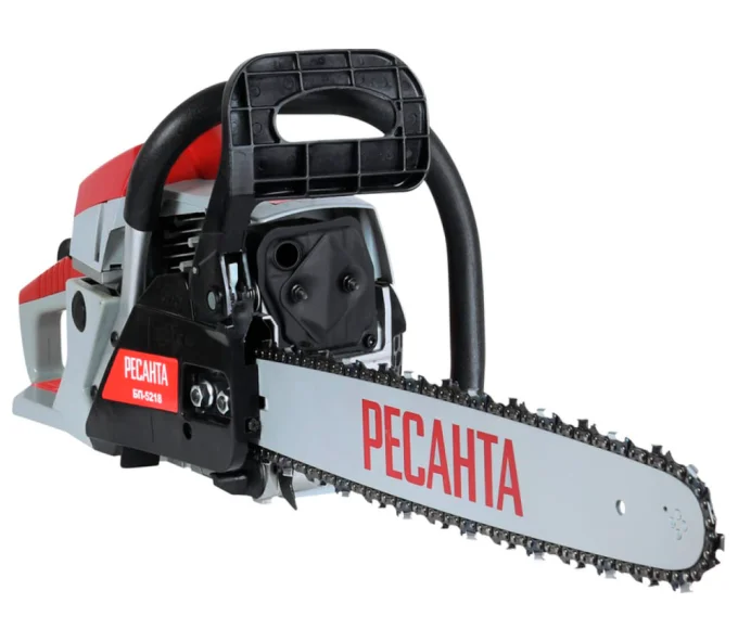 Fierăstrău cu lanț pe benzină RESANTA 70616 450mm 52cm3-1