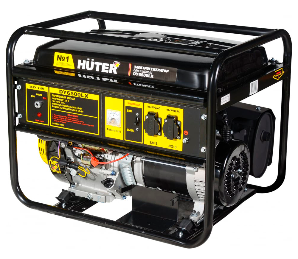 Электрогенератор HUTER DY6500LX 5.5квт Бензин AVR photo 0
