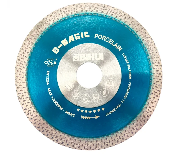 Disc de tăiat cu diamant BIHUI DCDW125 125mm  Cermică/Marmura/Granit-2