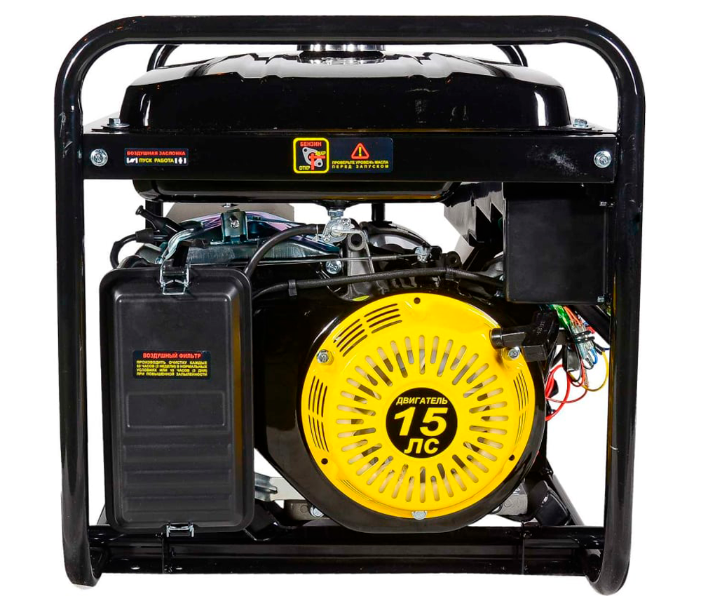 Generator electric HUTER DY8000LX-3 64/1/28 7kw Benzină AVR photo 3