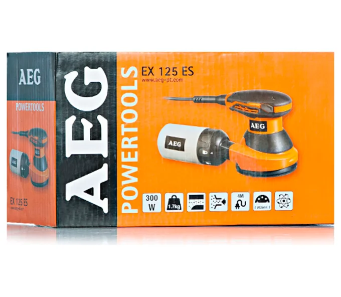 Шлифмашина эксцентриковая AEG EX 125 ES 300вт 125мм-7
