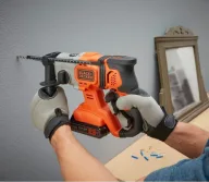 Перфоратор аккумуляторный BLACK&DECKER BCD900E2K 1.2Дж 18В 2.5Ач-5