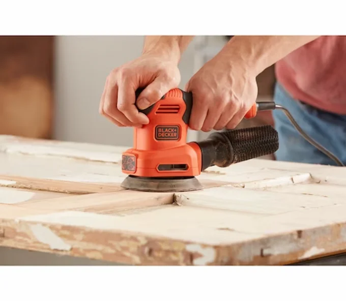 Шлифмашина эксцентриковая BLACK&DECKER BEW200 250вт 125мм-8
