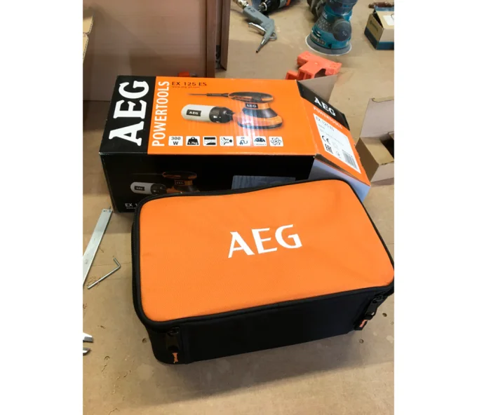 Шлифмашина эксцентриковая AEG EX 125 ES 300вт 125мм-9