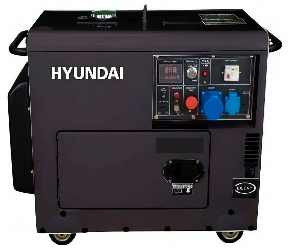Generator electric HYUNDAI DHY8601SE-T 8kw Motorină AVR photo